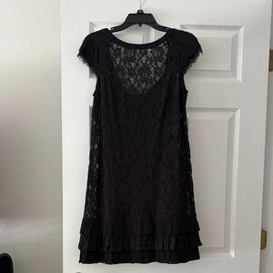 Elegant Black Lace Dress